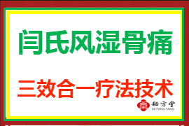 闫氏风湿骨痛三效合一疗法技术8.8元