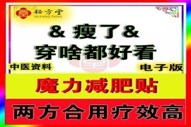 魔力减肥贴6元