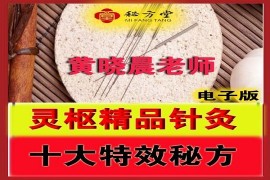 灵枢精品针灸，加秘方资料8.8