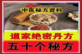 道家绝密丹方 50 例7.8元