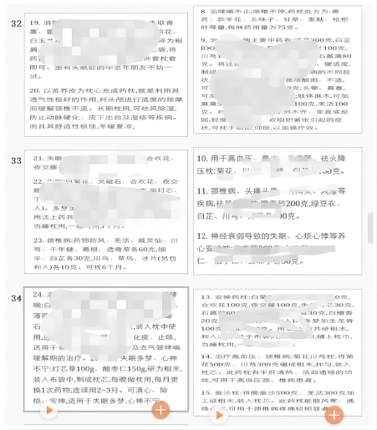 几十种药枕制作配方教程6.8元 第4张-秘方堂